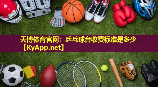 乒乓球台收费标准是多少